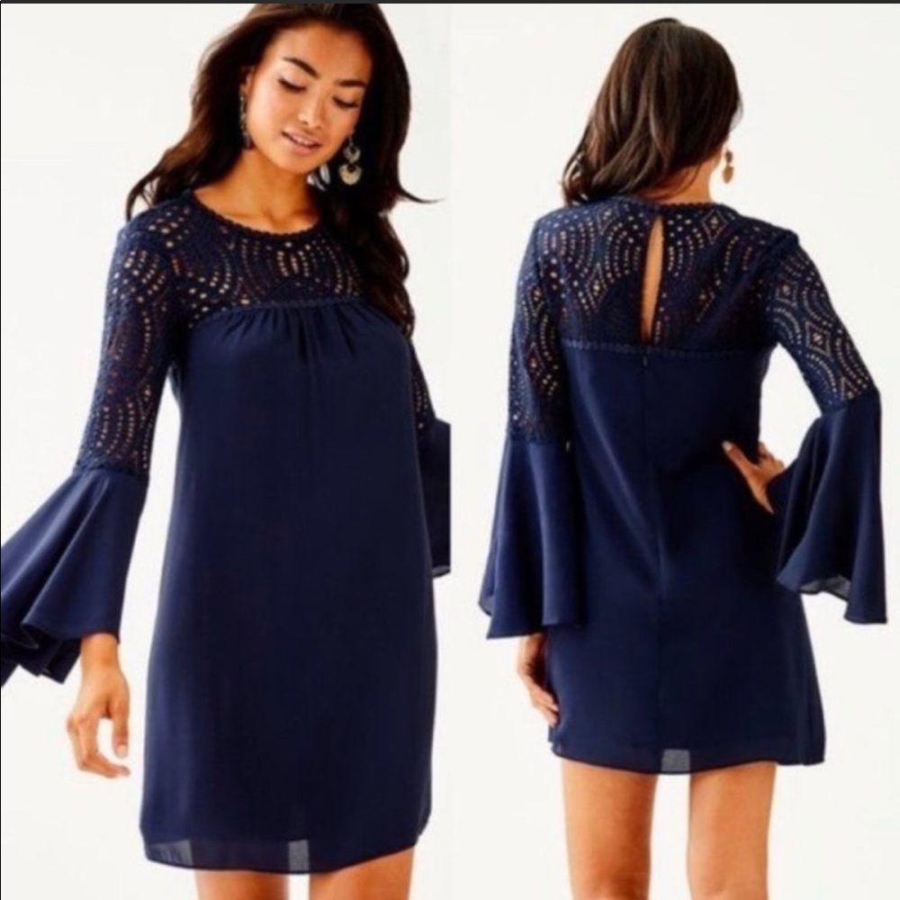 Black Lilly Pulitzer lace dress